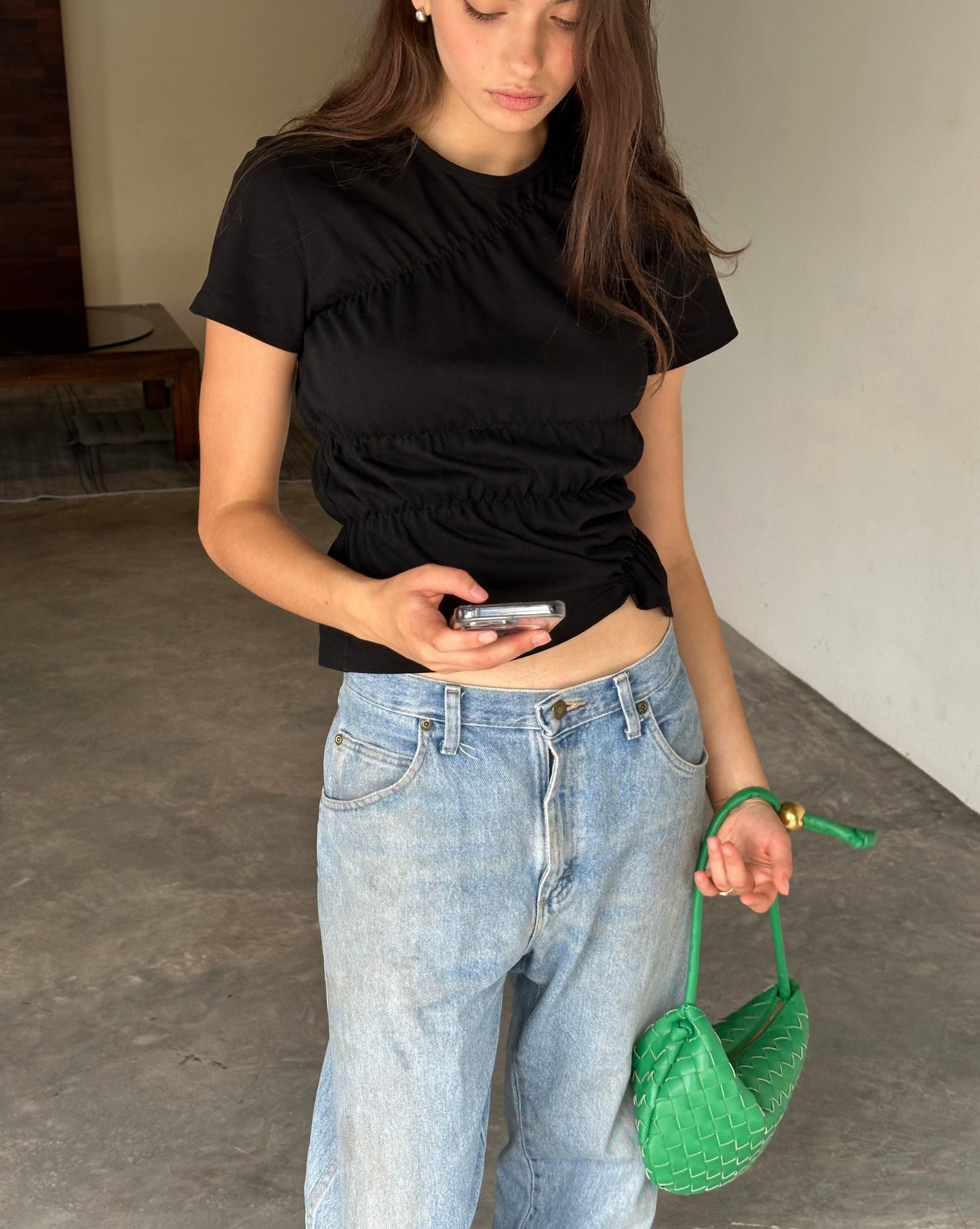 Scrunched Style Top